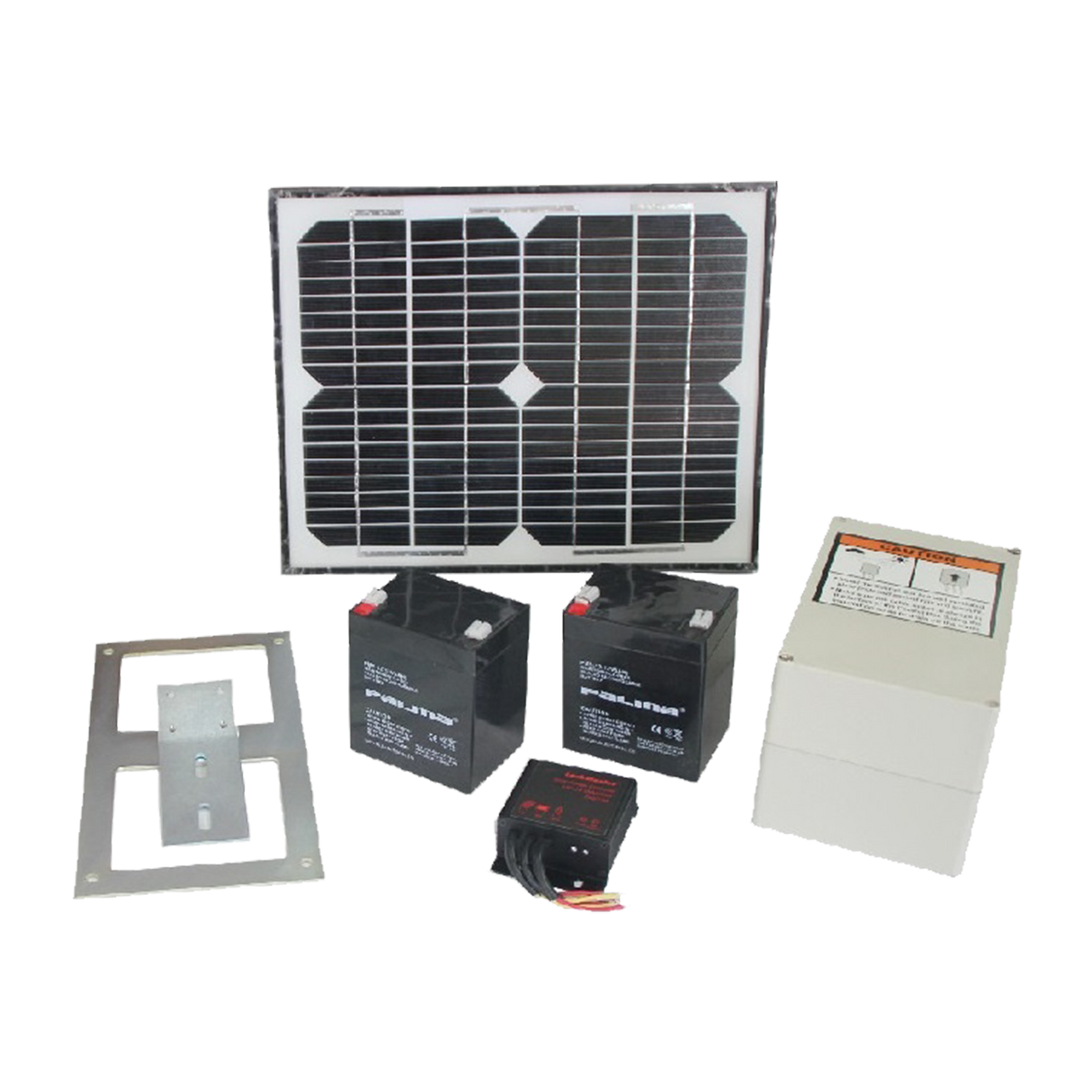 500KG 10W Solar Single Swing Auto Motor Remote Gate Opener