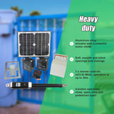 500KG 10W Solar Single Swing Auto Motor Remote Gate Opener - Rear View
