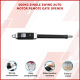 500KG Single Swing Auto Motor Remote Gate Opener - Front View