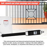 500KG Single Swing Auto Motor Remote Gate Opener - Top-Down View