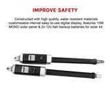 1200KG 10W Solar Double Swing Auto Motor Remote Gate Opener