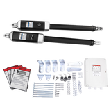 1200KG 10W Solar Double Swing Auto Motor Remote Gate Opener