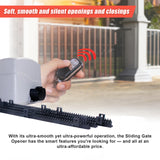 700KG Auto Slide Sliding Gate Opener Automatic w 4m Rail - Top-Down View