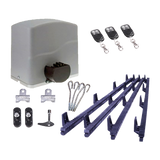 700KG Auto Slide Sliding Gate Opener Automatic w 4m Rail - 45-Degree Angle