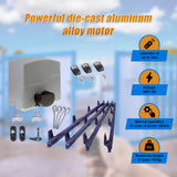 700KG Auto Slide Sliding Gate Opener Automatic w 4m Rail - Rear View