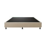 Palermo King Ensemble Bed Base Platinum Natural Sand Linen Fabric