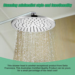 200mm Shower Head Round Chrome Showerhead