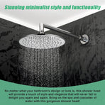 300mm Brass Shower Head Round Chrome Showerhead