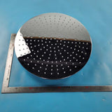 300mm Brass Shower Head Round Chrome Showerhead - Close-Up Angle