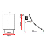 304SS Waterfall Bath Spout