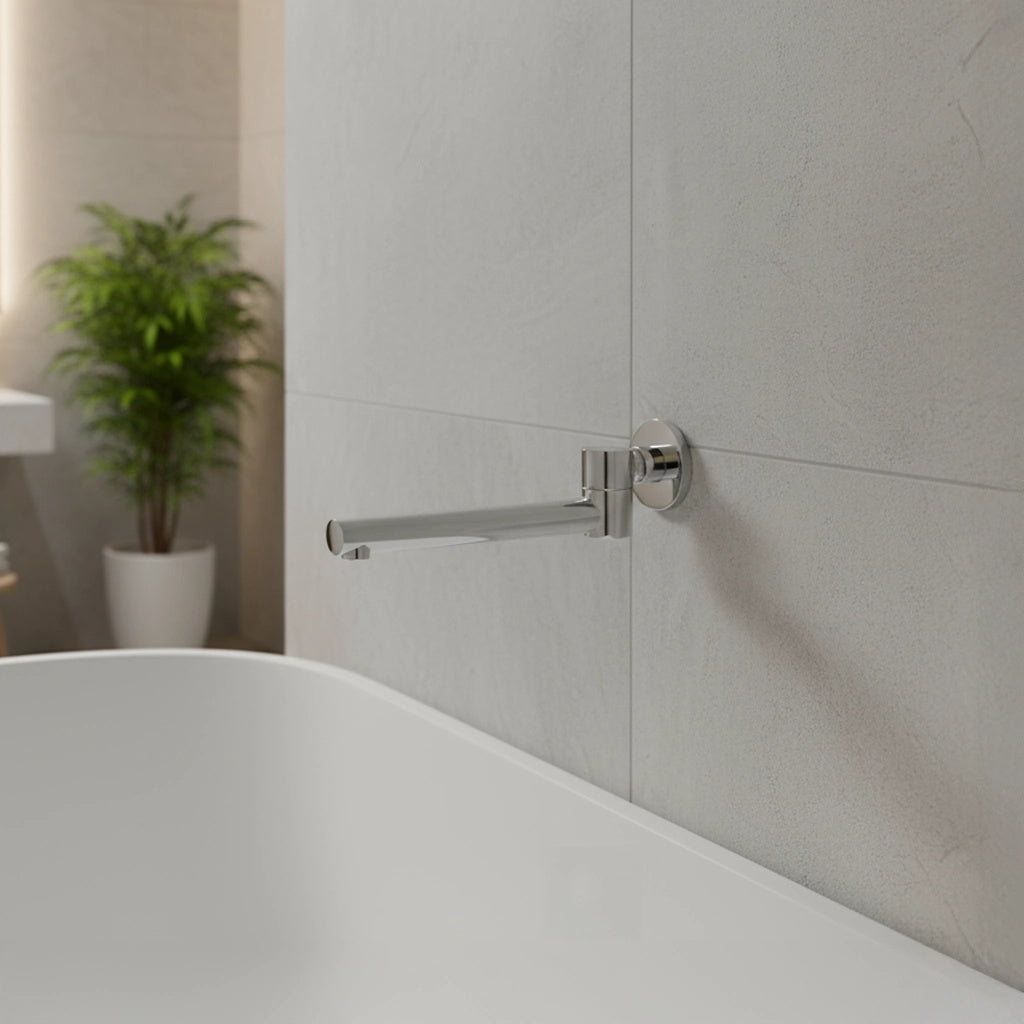240mm Brass Bath Safety Spout Swivel
