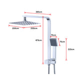 2-in-1 Massage Hand Shower & Head Tap Bathroom Mixer - Extra Image