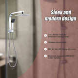 2-in-1 Massage Hand Shower & Head Tap Bathroom Mixer - Side View