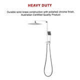 2-in-1 Massage Hand Shower & Head Tap Bathroom Mixer - Low Angle