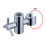 20mm Replacement Solid Brass Slide Rail Bracket Slider - 45-Degree Angle