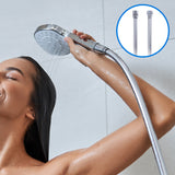 Replacement Heavy Duty 1500mm Shower Bath Hose - Close-Up Angle