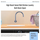High Reach Swivel Wall Kitchen Laundry Bath Basin Spout - Extra Image