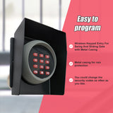 Wireless Keypad Entry For Swing And Sliding Gate with Metal Casing - Side View