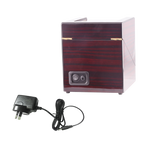 Automatic Dual Watch Winder Wood Display Box Case Motor Rotation Storage