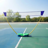 Folding Portable Badminton Combo Set Volleyball Net Outdoor Sports - Front View