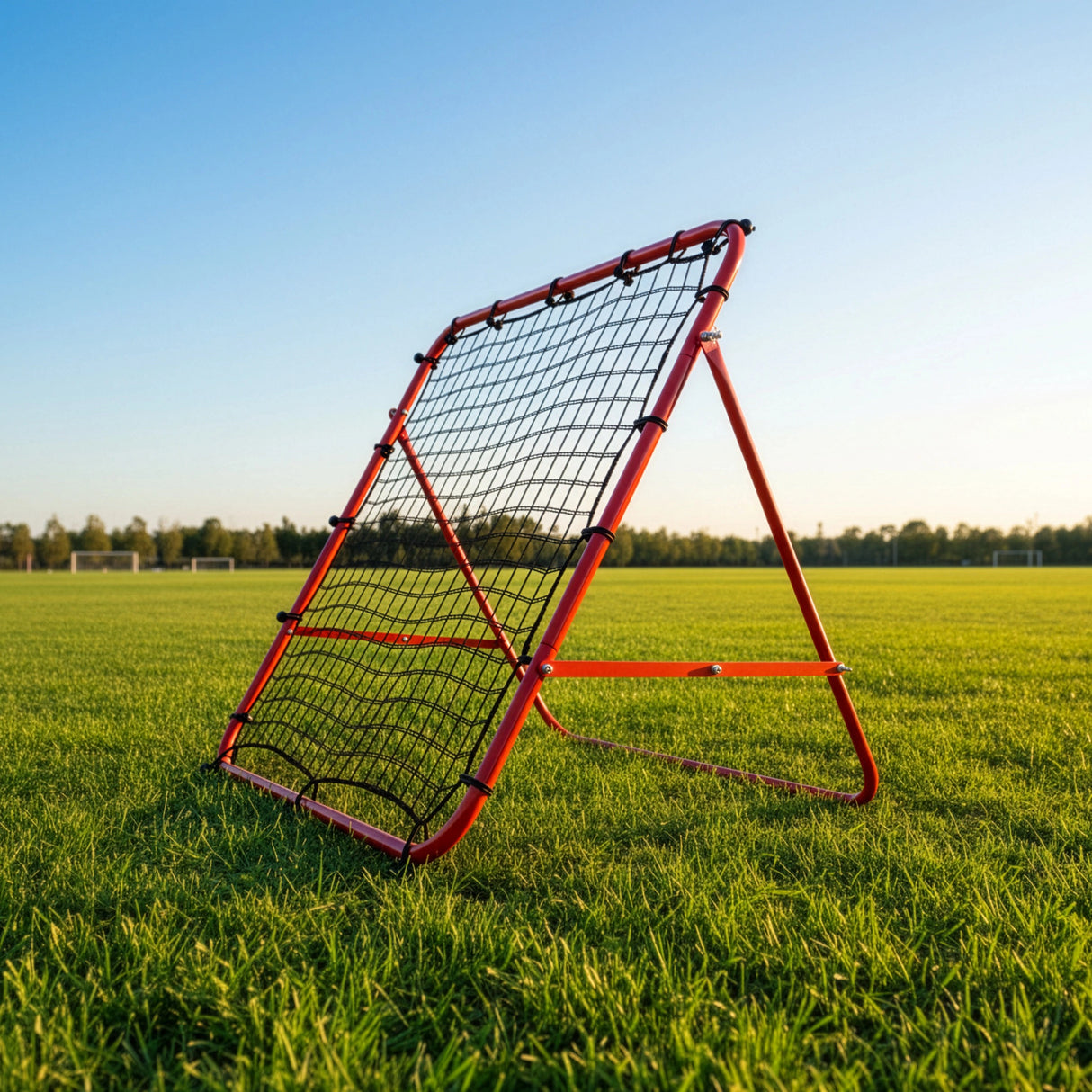 100x100cm Soccer Rebound Net Trainer &ndash; Football Rebounder for Practice & Training