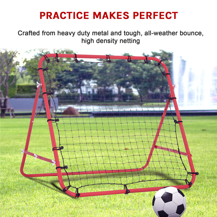 100x100cm Soccer Rebound Net Trainer &ndash; Football Rebounder for Practice & Training