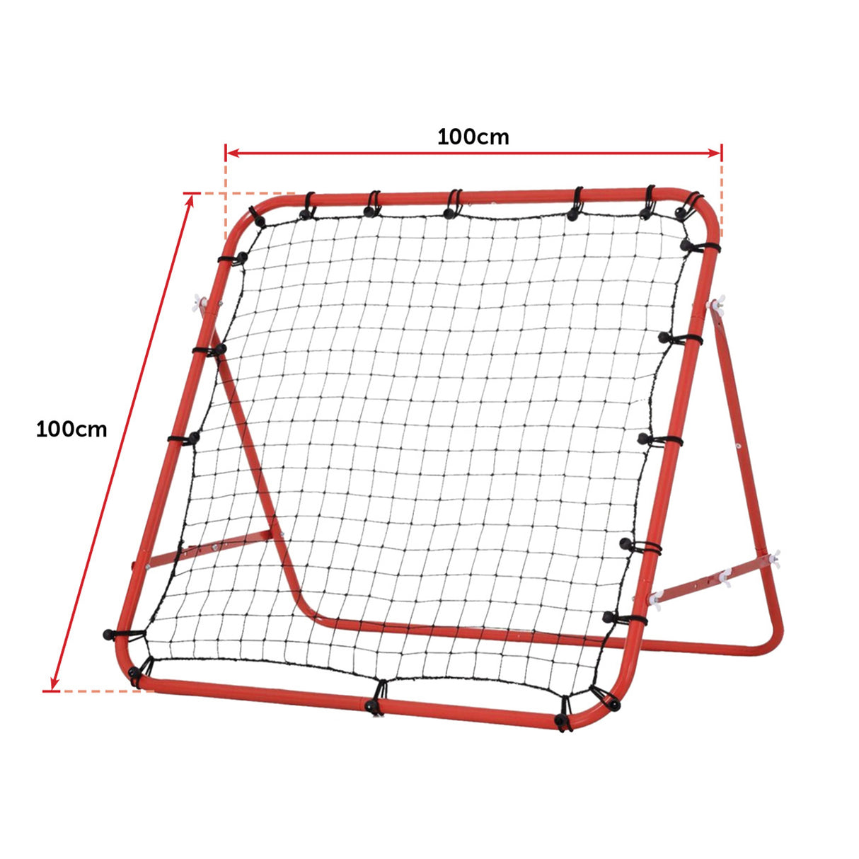 100x100cm Soccer Rebound Net Trainer &ndash; Football Rebounder for Practice & Training