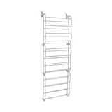 36 Pair Shoe Holder Organiser Over The Door Hanging Shelf Rack Storage Hook - 45-Degree Angle