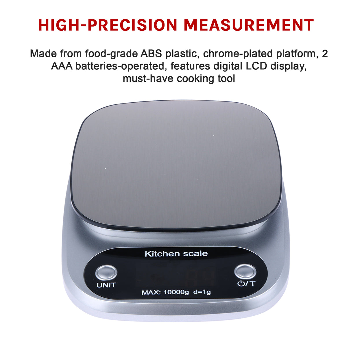 Digital Kitchen Scale LCD Electronic Postal Food Weight Scales 10kg/1g