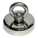 112Kg Salvage Strong Recovery Magnet Neodymium Hook - Top-Down View
