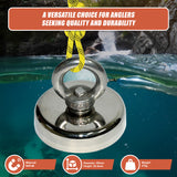 112Kg Salvage Strong Recovery Magnet Neodymium Hook - Low Angle