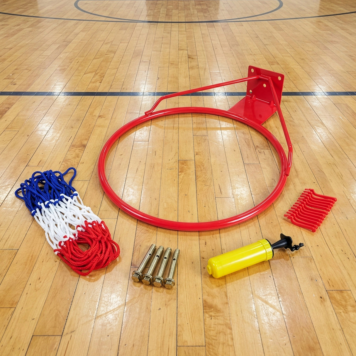 Pro Size Wall Mounted Basketball Hoop Ring Goal Net Rim Dunk Shooting Outdoor