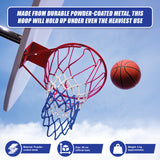 Pro Size Wall Mounted Basketball Hoop Ring Goal Net Rim Dunk Shooting Outdoor - Extra Image