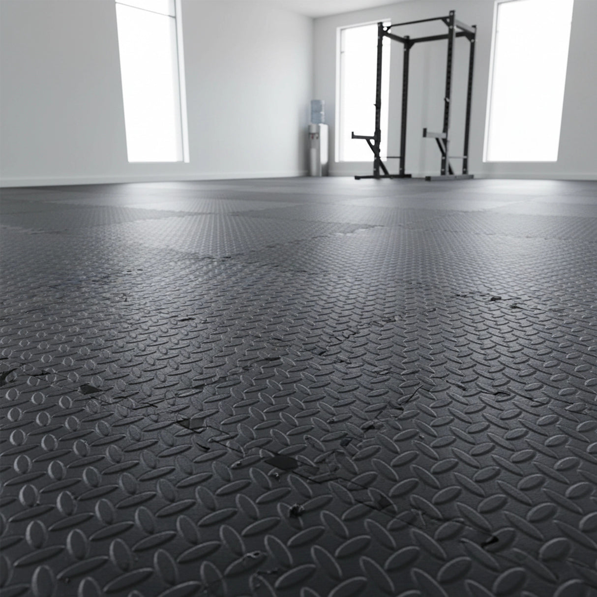 12 Tiles EVA Rubber Foam Gym Mat 60x60cm &ndash; 2.5cm Thick Fitness Flooring Set