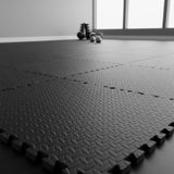 12 Tiles EVA Rubber Foam Gym Mat 60x60cm &ndash; 2.5cm Thick Fitness Flooring Set - Side View