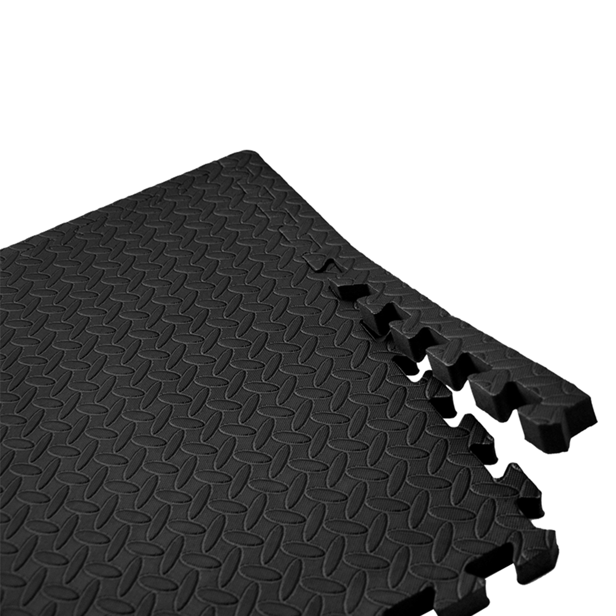 12 Tiles EVA Rubber Foam Gym Mat 60x60cm &ndash; 2.5cm Thick Fitness Flooring Set