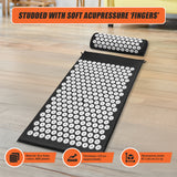Massage Acupressure Yoga Mat With Pillow Sit Mats Cut Pain Stress Soreness