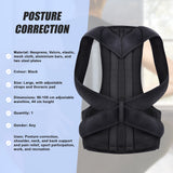 Lower Back Brace Unisex Posture Corrector Lumbar Support - Large - Extra Image