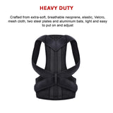Lower Back Brace Unisex Posture Corrector Lumbar Support - Medium