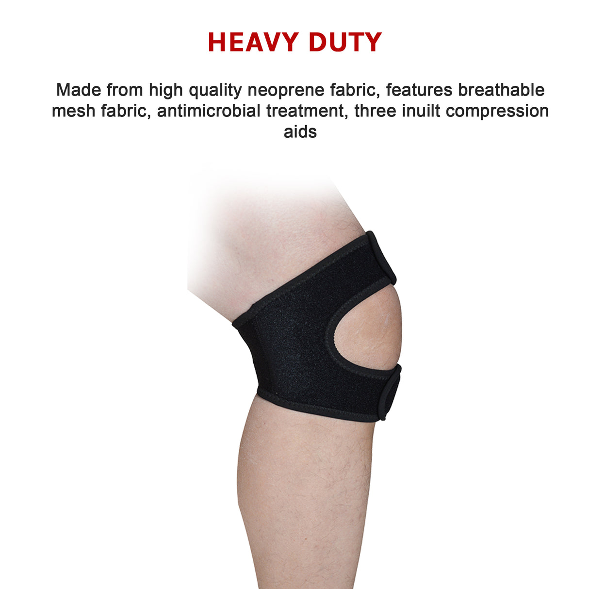 Patella Knee Brace Strap &ndash; Adjustable Sports Support