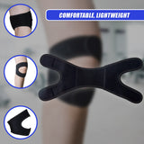 Patella Knee Brace Strap &ndash; Adjustable Sports Support - Low Angle