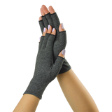 Arthritis Gloves Compression Joint Finger Hand Wrist Support Brace - Small - Top-Down View