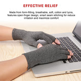 Arthritis Gloves Compression Joint Finger Hand Wrist Support Brace - Medium - Extra Image
