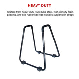 Heavy Duty Parallette Bars &ndash; Push Up & Core Strength Training Stands for Home Gym
