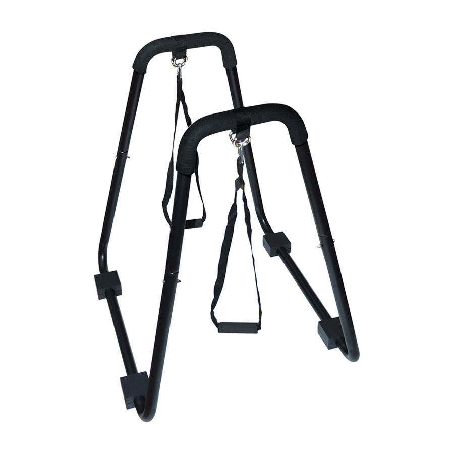 Heavy Duty Parallette Bars &ndash; Push Up & Core Strength Training Stands for Home Gym