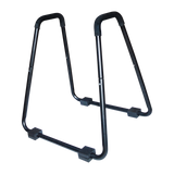 Heavy Duty Parallette Bars &ndash; Push Up & Core Strength Training Stands for Home Gym - 45-Degree Angle