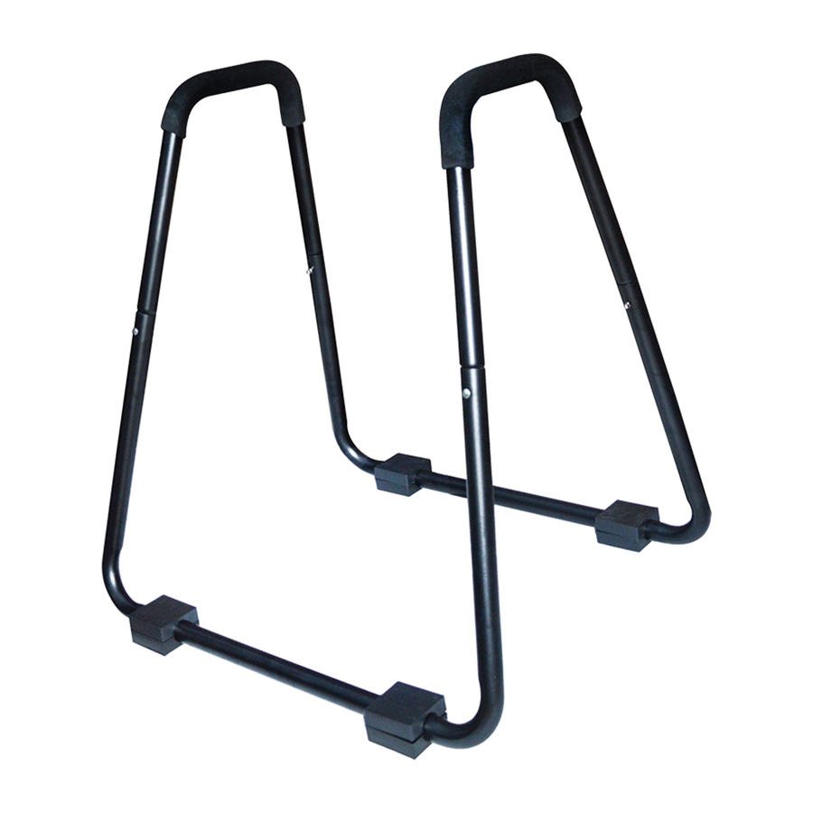 Heavy Duty Parallette Bars &ndash; Push Up & Core Strength Training Stands for Home Gym
