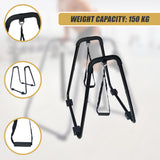 Heavy Duty Parallette Bars &ndash; Push Up & Core Strength Training Stands for Home Gym