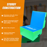 120x60x35cm Foldable Soft Incline Gymnastics Wedge Mat for Yoga & Balance Training - Top-Down View