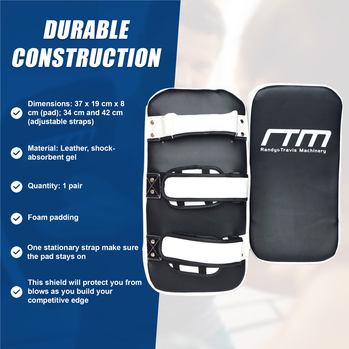 MMA Kick Boxing Pad Strike Shield &ndash; Muay Thai Focus Punching Pad Training Gear